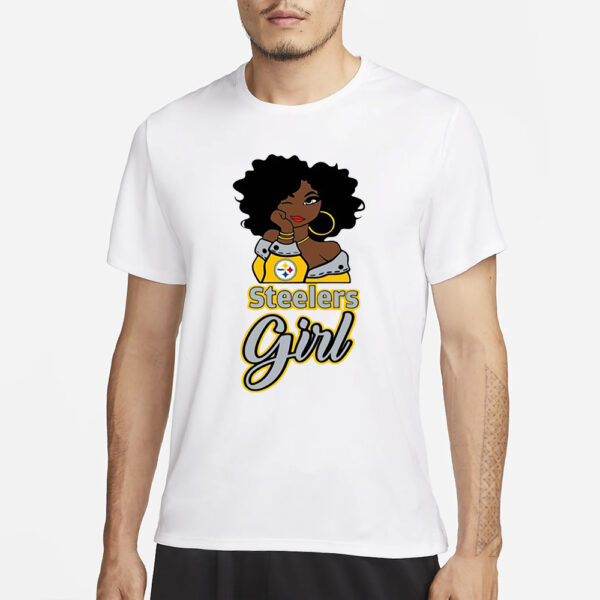 Black Girl Pittsburgh Steelers T-Shirt4