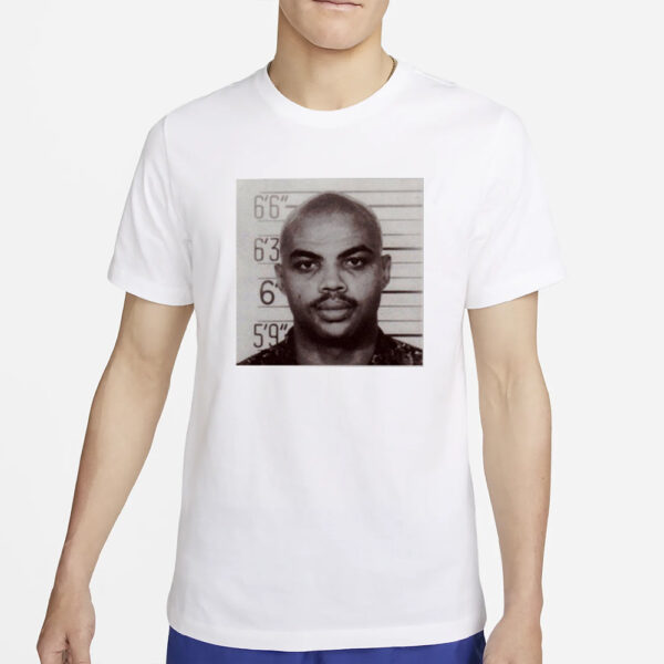 Charles Barkley Mugshot T-Shirt5