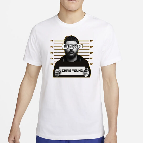 Chris Young T-Shirt Features his Mugshot45