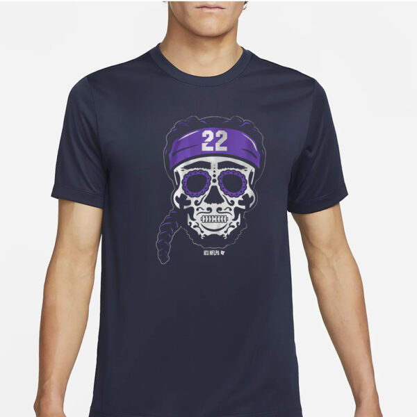 DERRICK HENRY BALTIMORE SUGAR SKULL T SHIRT4