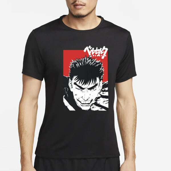 Diizzzzle Berserk Guts Bloody Berserk Grimace T-Shirt4