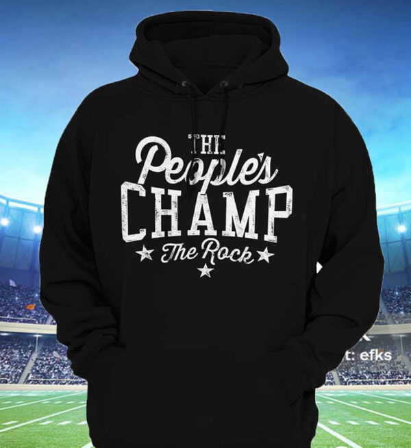 Dwayne Johnson The People’s Champ The Rock Hoodie1