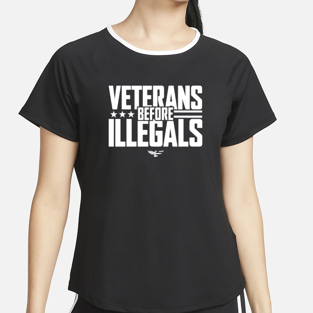 Eaglesixgear Veterans Before Illegals T-Shirt 4 Eaglesixgear Veterans Before Illegals T-Shirt2