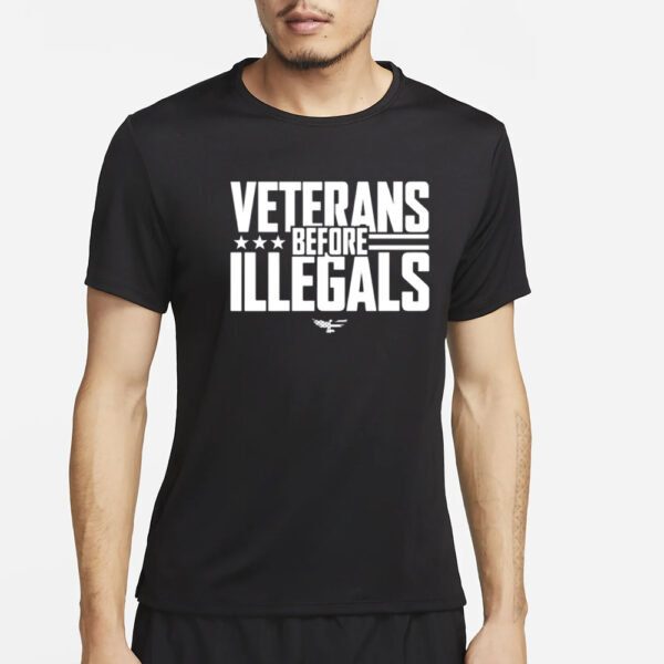 Eaglesixgear Veterans Before Illegals T-Shirt4