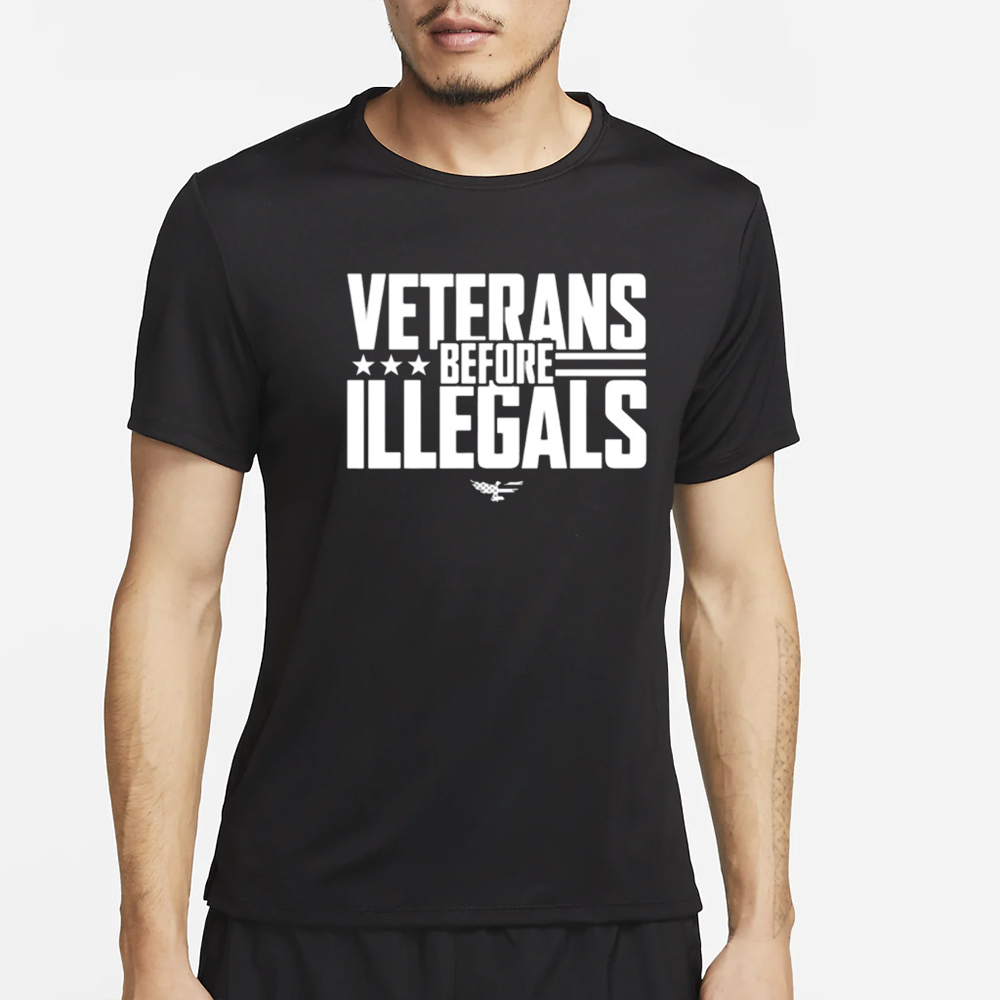 Eaglesixgear Veterans Before Illegals T-Shirt 5 Eaglesixgear Veterans Before Illegals T-Shirt4