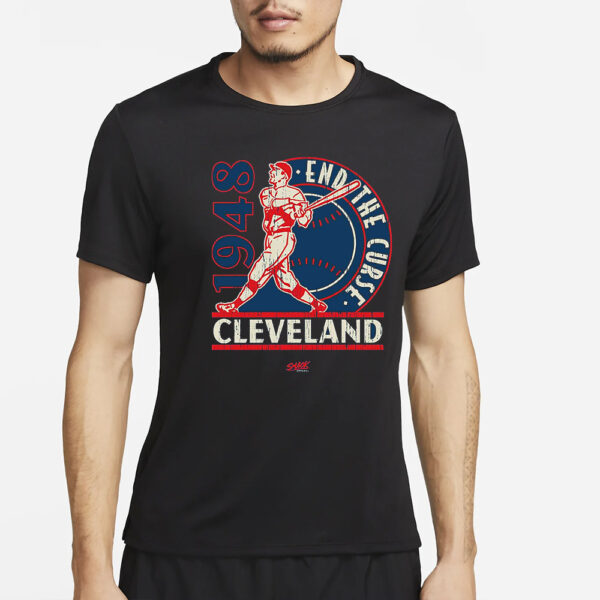 End The Curse T-Shirt For Cleveland Baseball Fans2