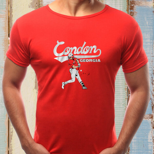 GEORGIA BASEBALL CHARLIE CONDON SLUGGER SWING T-SHIRTS