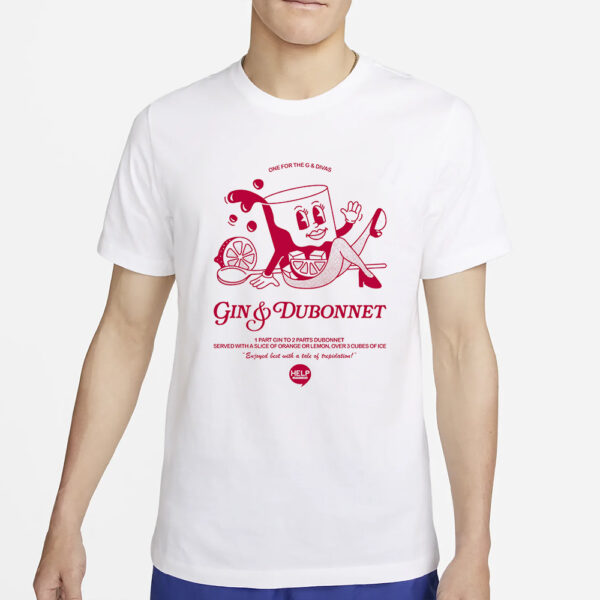 GIN & DUBONNET T-SHIRT5