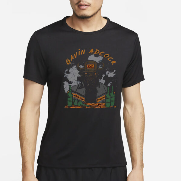 Gavin Adcock Graphite Bull T-Shirt4