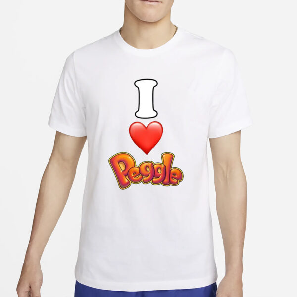 Gay Fetus I Love Peggle T-Shirt2