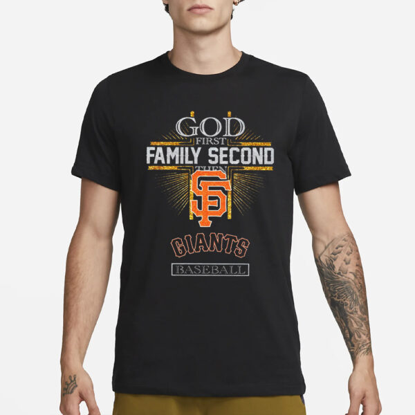 God First Family Second Then Giants Basketball T-Shirt3