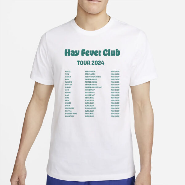 HAY FEVER CLUB T-SHIRT2