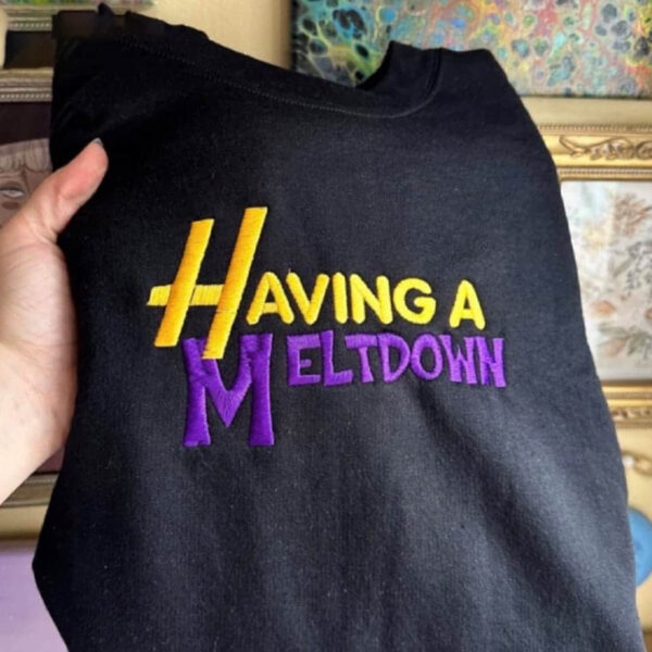 Hannah Montana Having A Meltdown Embroidered T-Shirt