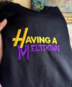 Hannah Montana Having A Meltdown Embroidered T-Shirt