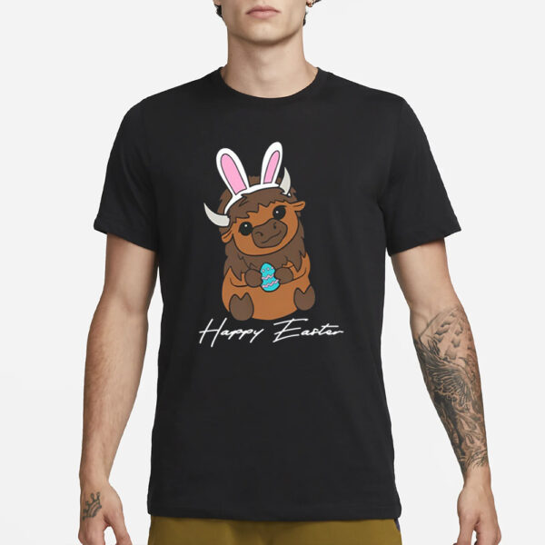 Happy Easter Buffalo Bunny T-Shirt3