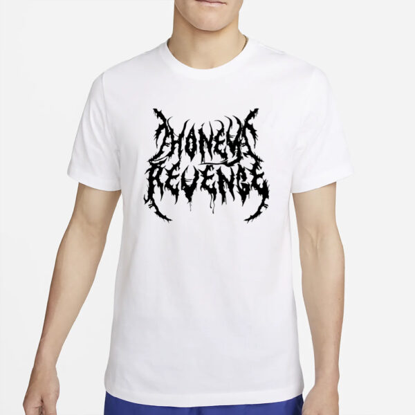 Honey Revenge Death Metal Logo Unicorn T-Shirt4