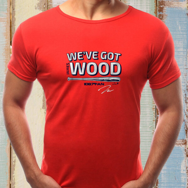 JAMES WOOD WE'VE GOT WOOD T-SHIRTS