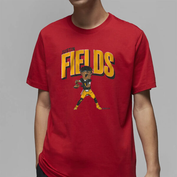 JUSTIN FIELDS PITTSBURGH CARICATURE T-SHIRT2