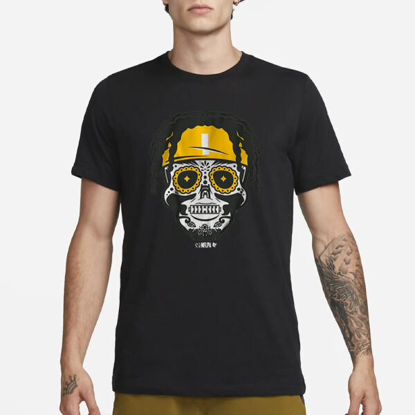 JUSTIN FIELDS PITTSBURGH SUGAR SKULL T-SHIRT3