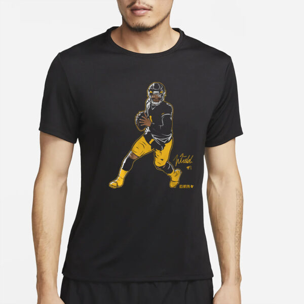 JUSTIN FIELDS PITTSBURGH SUPERSTAR POSE T-SHIRT2