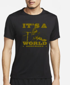 James Brown It's A Man's World Block Text Long Sleeve T-Shirt2
