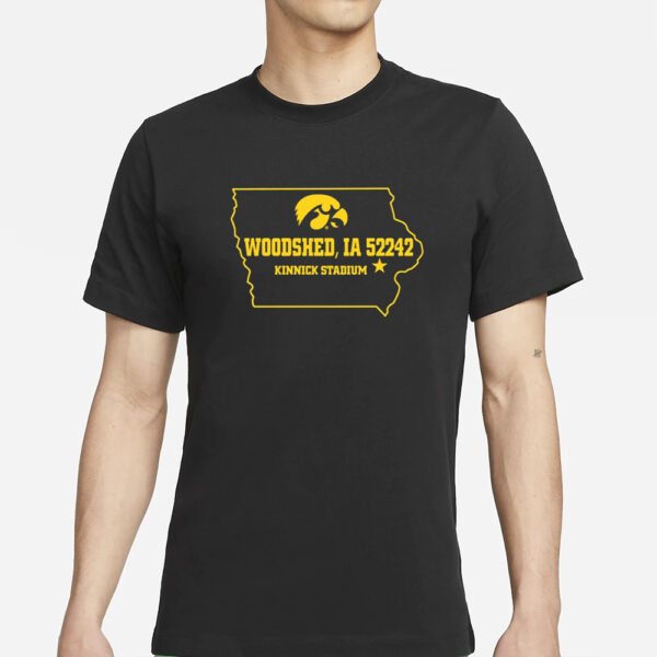 Joanna Mantz Woodshed Ia 52242 Kinnick Stadium T-Shirts