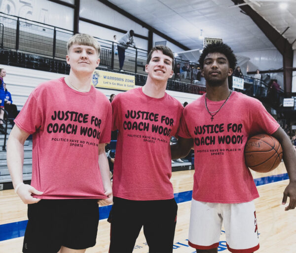 Justice For Coach Woods Politics Have No Place In Sports T-Shirt