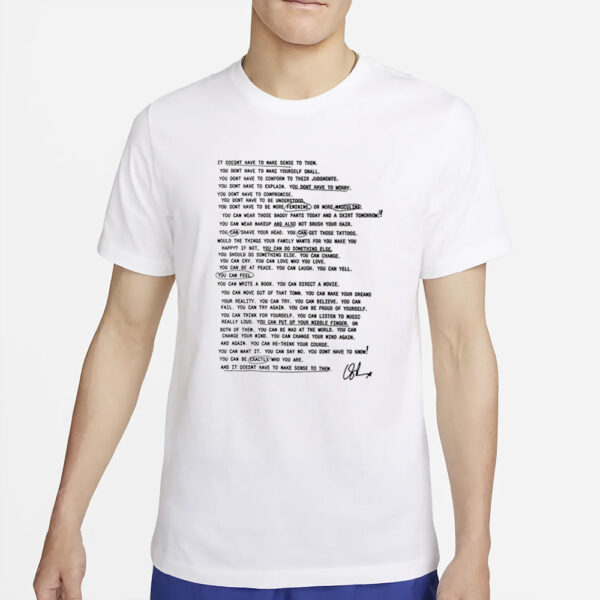 Laurens Journal Entry T-Shirt2