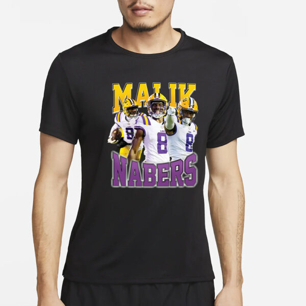 Malik Nabers Bayou Graphic Dreams T-Shirt4