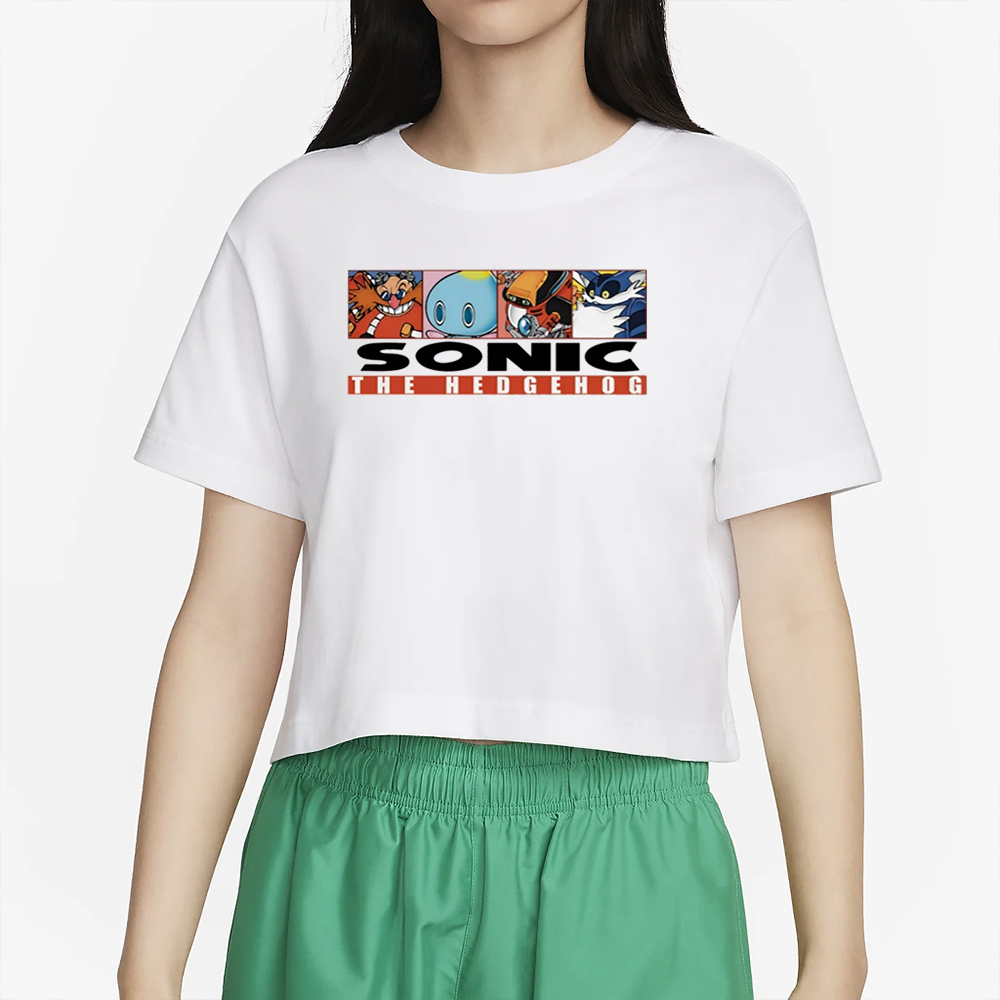 Mamono World Og Box Logo Sonic The Hedgehog T-Shirt 4 Mamono World Og Box Logo Sonic The Hedgehog T-Shirt2