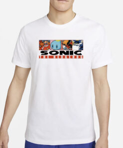 Mamono World Og Box Logo Sonic The Hedgehog T-Shirt4