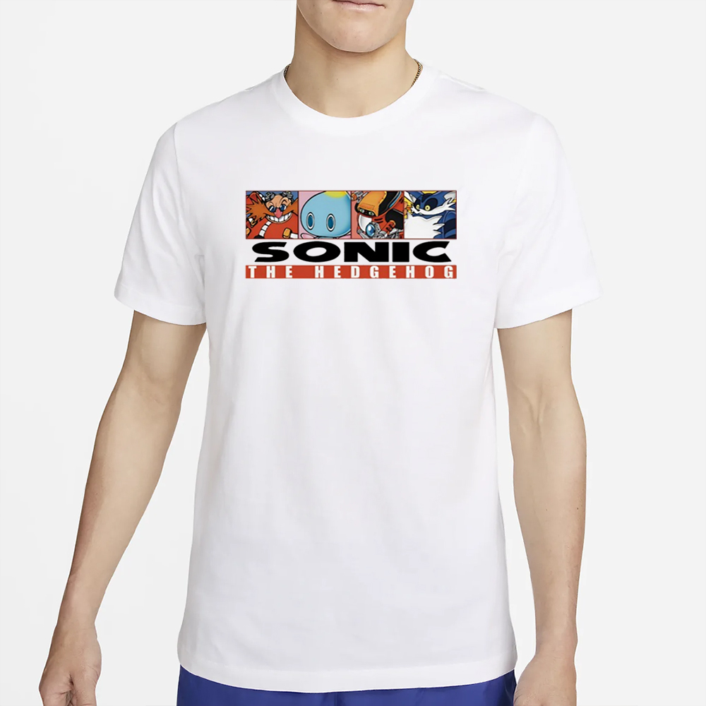 Mamono World Og Box Logo Sonic The Hedgehog T-Shirt 5 Mamono World Og Box Logo Sonic The Hedgehog T-Shirt4