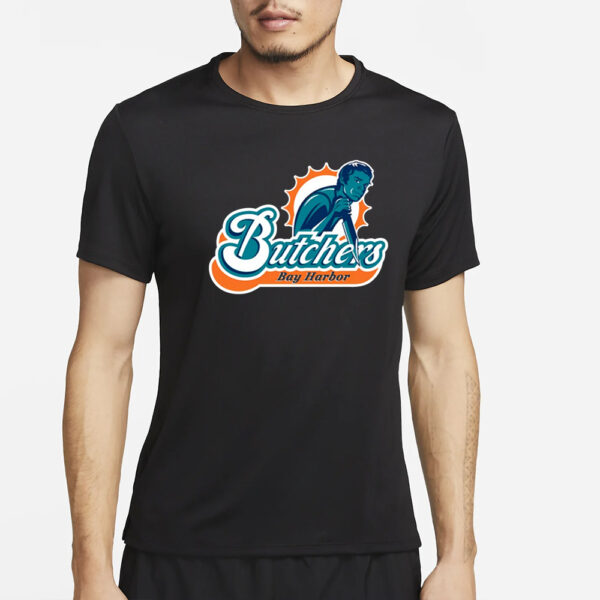 Miami Dolphins Bay Butcher Harbor T-Shirt4