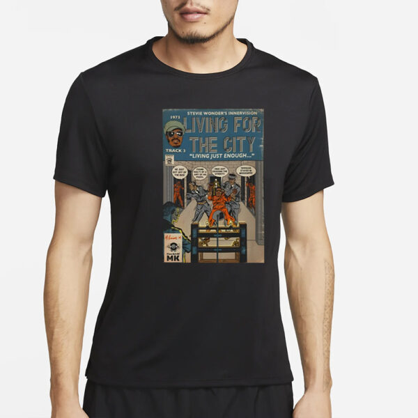 Michaelkreiserart Stevie Wonder's Innervision Living For The City T-Shirt2