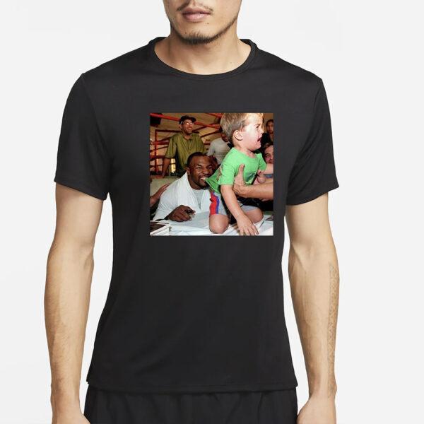 Mike Tyson Biting Kids T-Shirt2