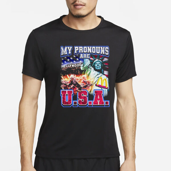 My Pronouns Are USA T-Shirt2