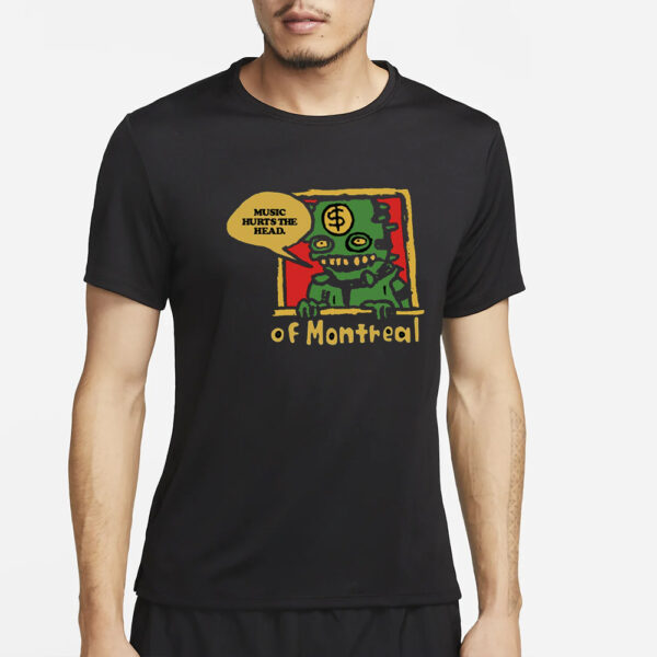 Of Montreal Music Hurts The Head T-Shirt2