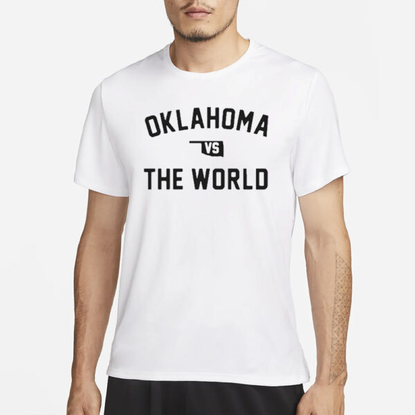 Oklahoma Vs The World Baseball T-Shirt3