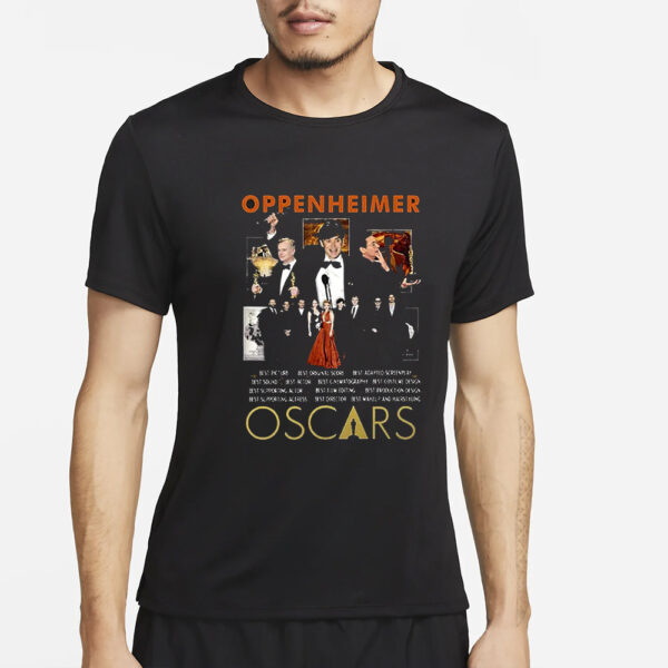 Oppenheimer Oscars Award T-Shirt2