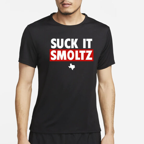 Rangers Nation Suck It Smoltz T-Shirt4