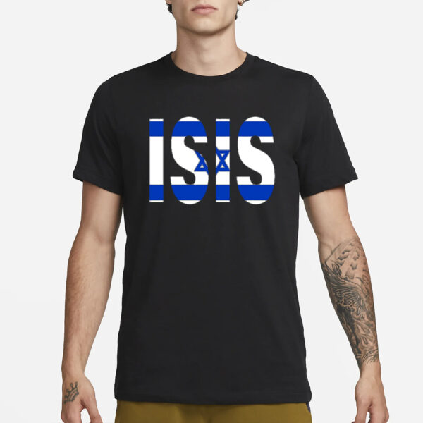 Rev Laskaris Isis Israel Flag T-Shirt3