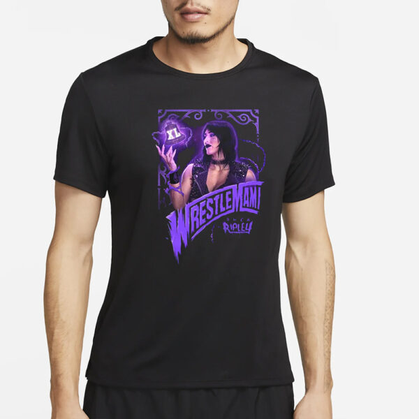 Rhea Ripley WrestleMania 40 WrestleMania XL T-Shirt4