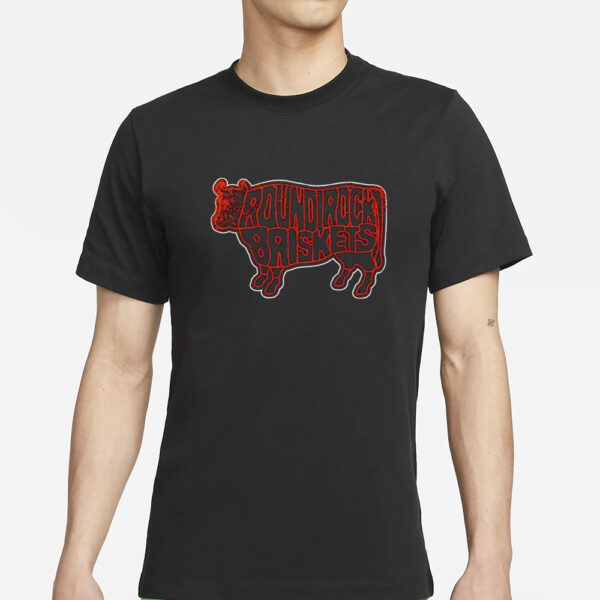 Round Rock Briskets Flame And Coals T-Shirts