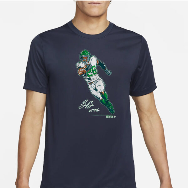 SAQUON BARKLEY SUPERSTAR POSE PHILLY T SHIRT4