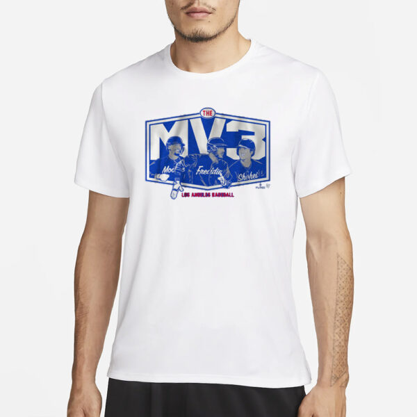 SHOHEI OHTANI, MOOKIE BETTS, & FREDDIE FREEMAN THE MV3 T-SHIRT1