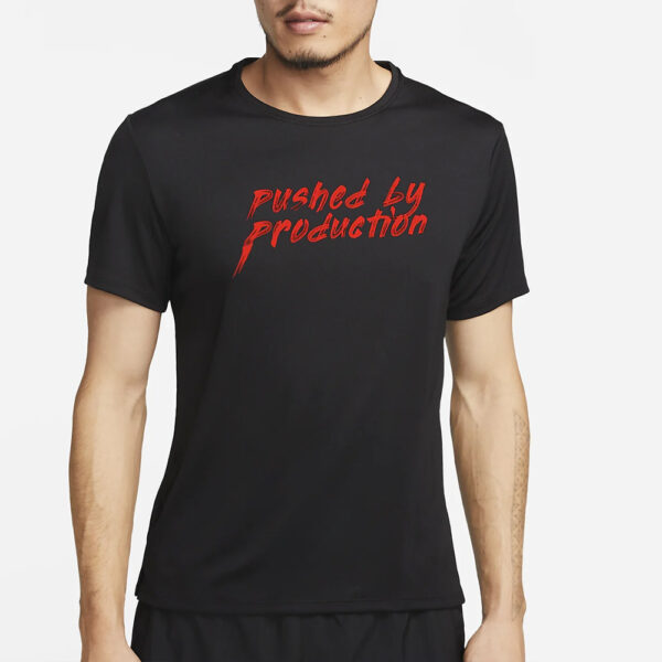 Tia Kofi Pushed By Production Text T Shirt4