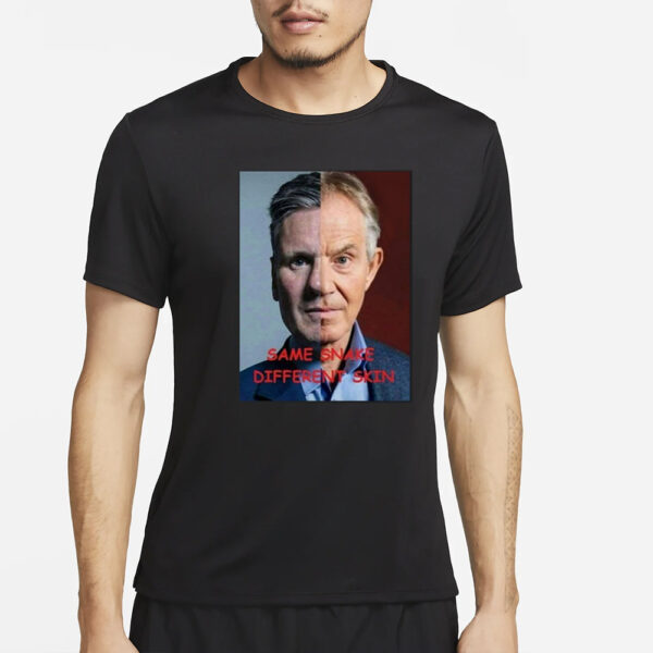 Tony Blair Same Snake Different Skin T-Shirt4