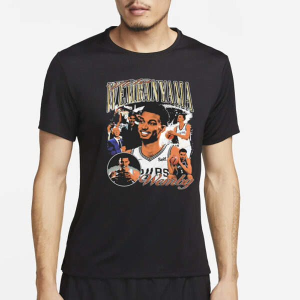 Victor Wembanyama Wemby Rookie Vintage Graphic T-Shirt2