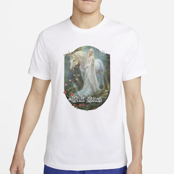 Wavey Goods That Bitch Medieval Fantasy Unicorn T-Shirt5