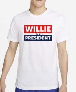 Willie Nelson 2024 Willie For President T-Shirt2